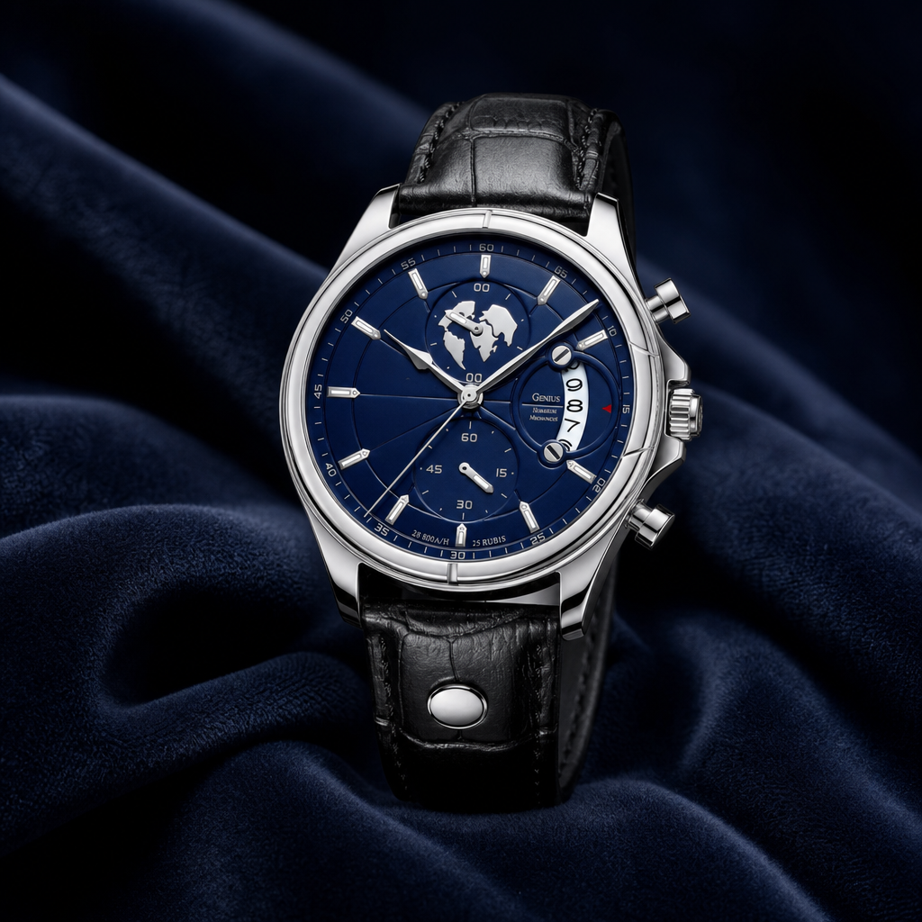 Meridian chronograph watch
